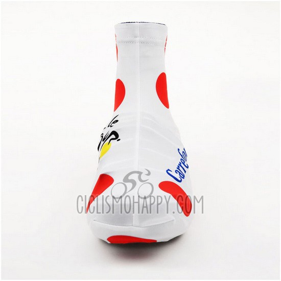Tour de France 2015 Shoes Cover Cycling White and Red